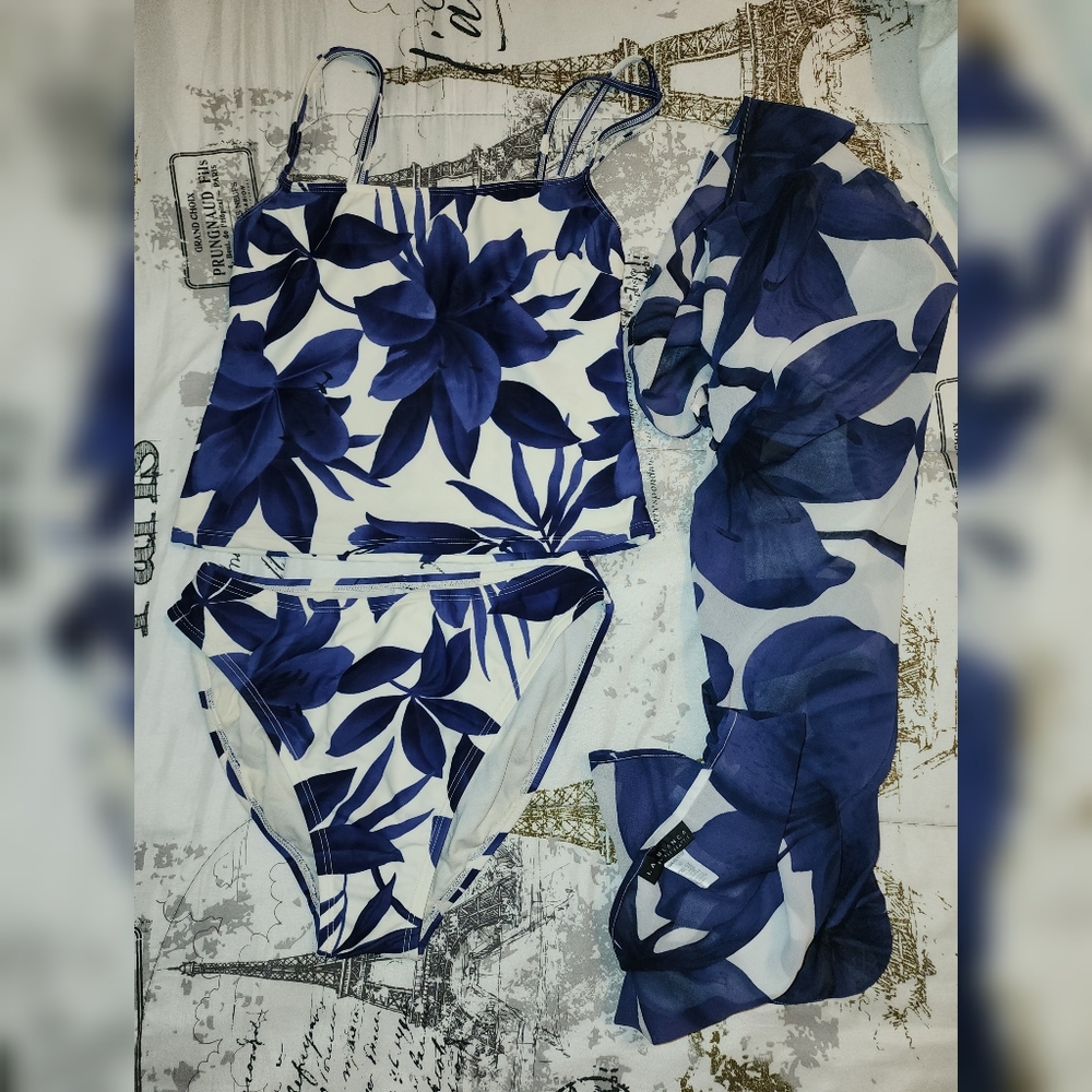 LA BLANCA SWIM 3 PIECE TANKINI 6